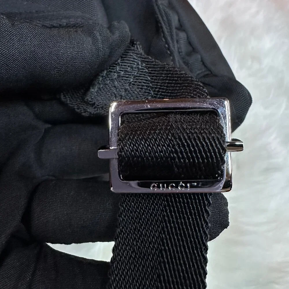 ❌SOLD❌ Authentic Gucci Sherry Line Web Nylon Backpack - Picture 15 of 15
